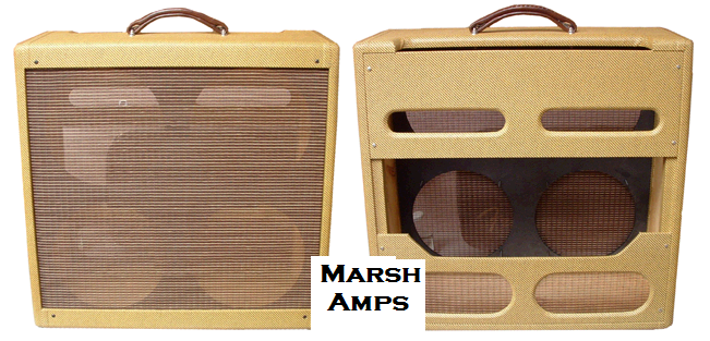 5F6A Tweed Narrow Panel Combo Cabinet